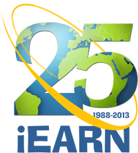 лого за 25. годишница на iEARN.